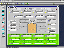 Application developed using GINOMENU v5.0