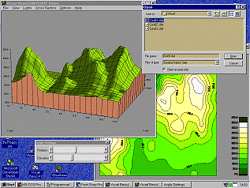 screenshot showing GINOSURF use in a VB application
